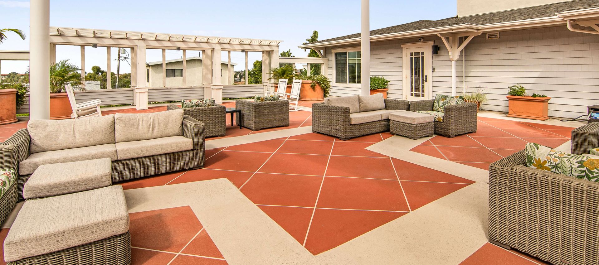 Patio | Sunrise of Hermosa Beach