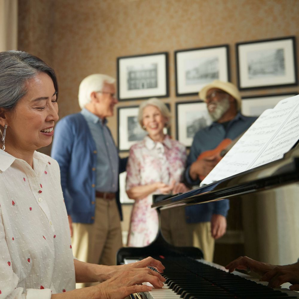 Residents Playing Piano